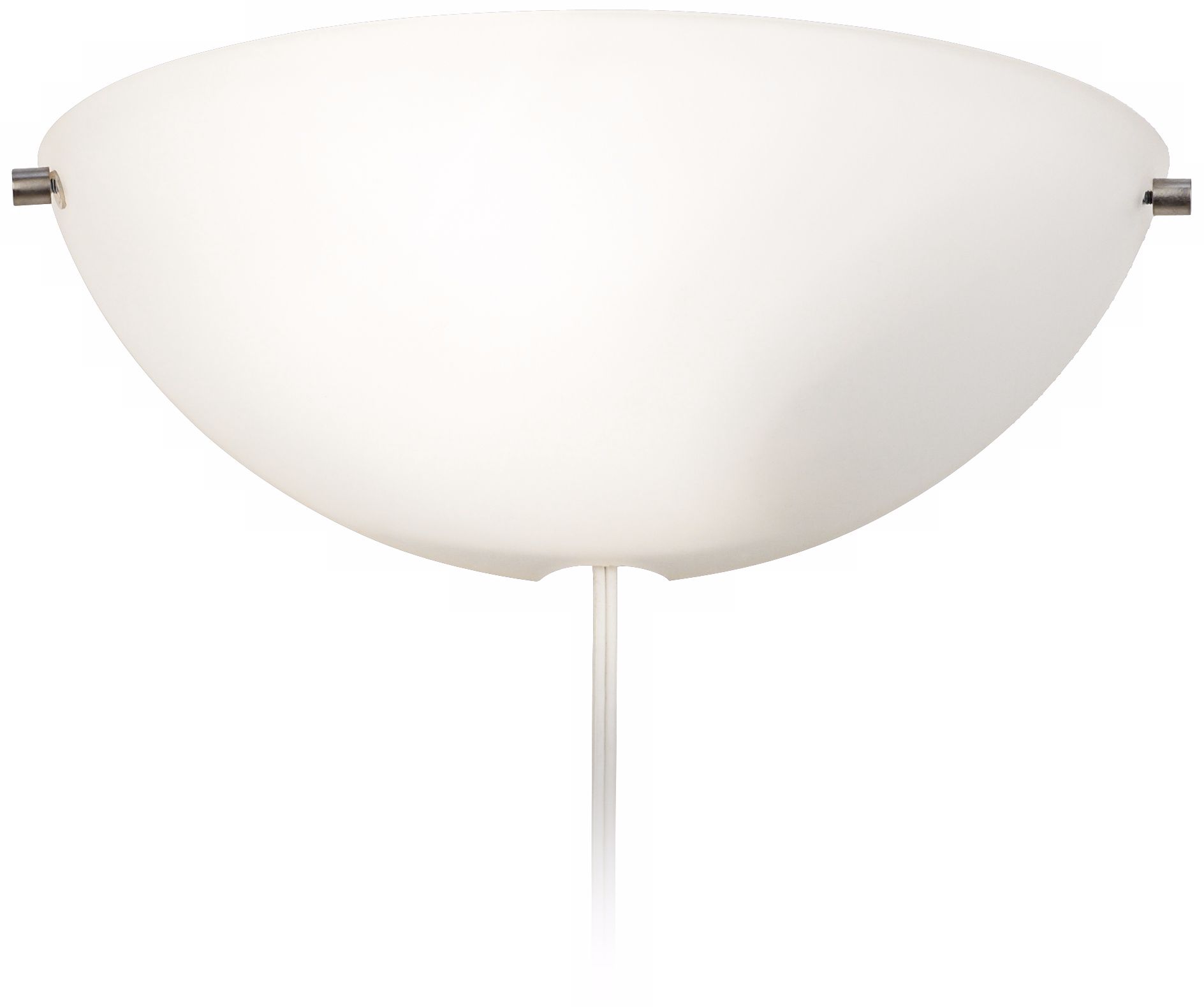 Possini Euro Frosted Glass Plug-In Wall Sconce