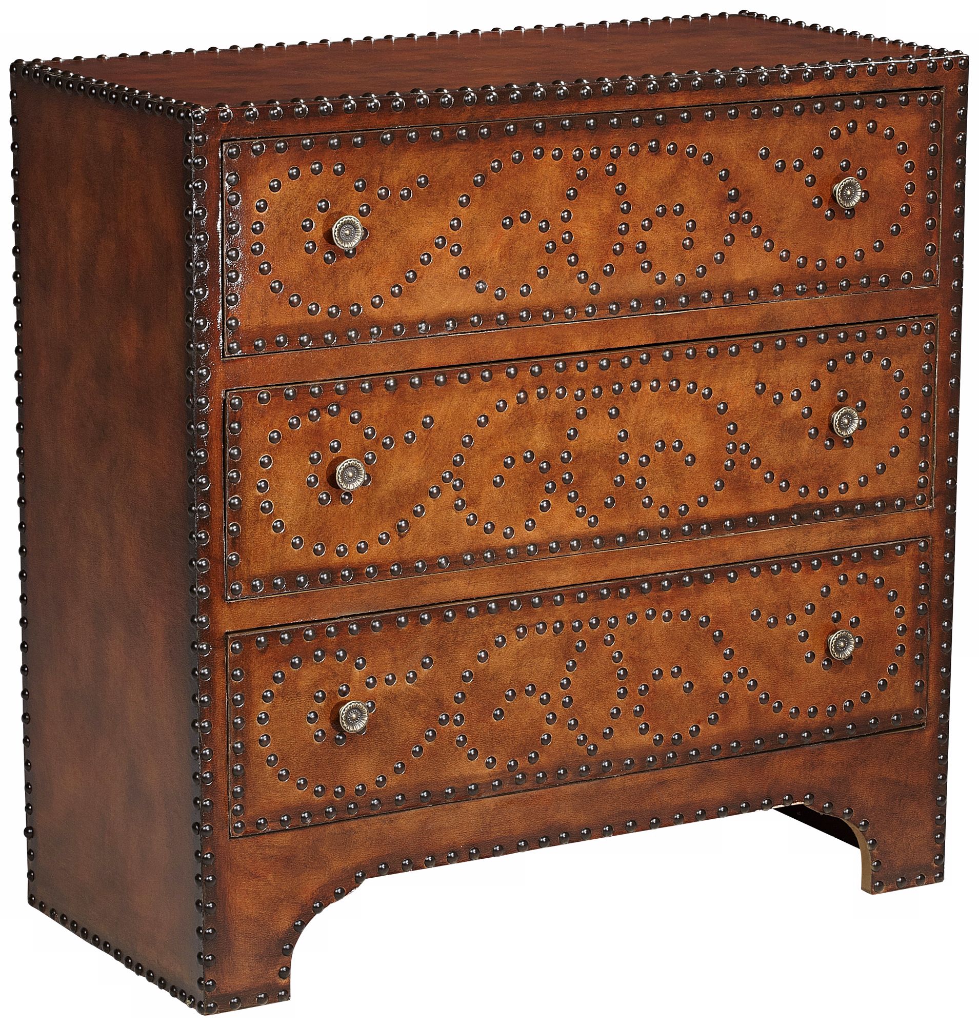 Sahara Brown Faux Leather Chest