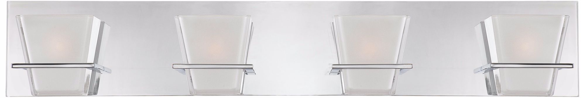 Forme Angles 4-Light 30" Wide Bathroom Light Fixture