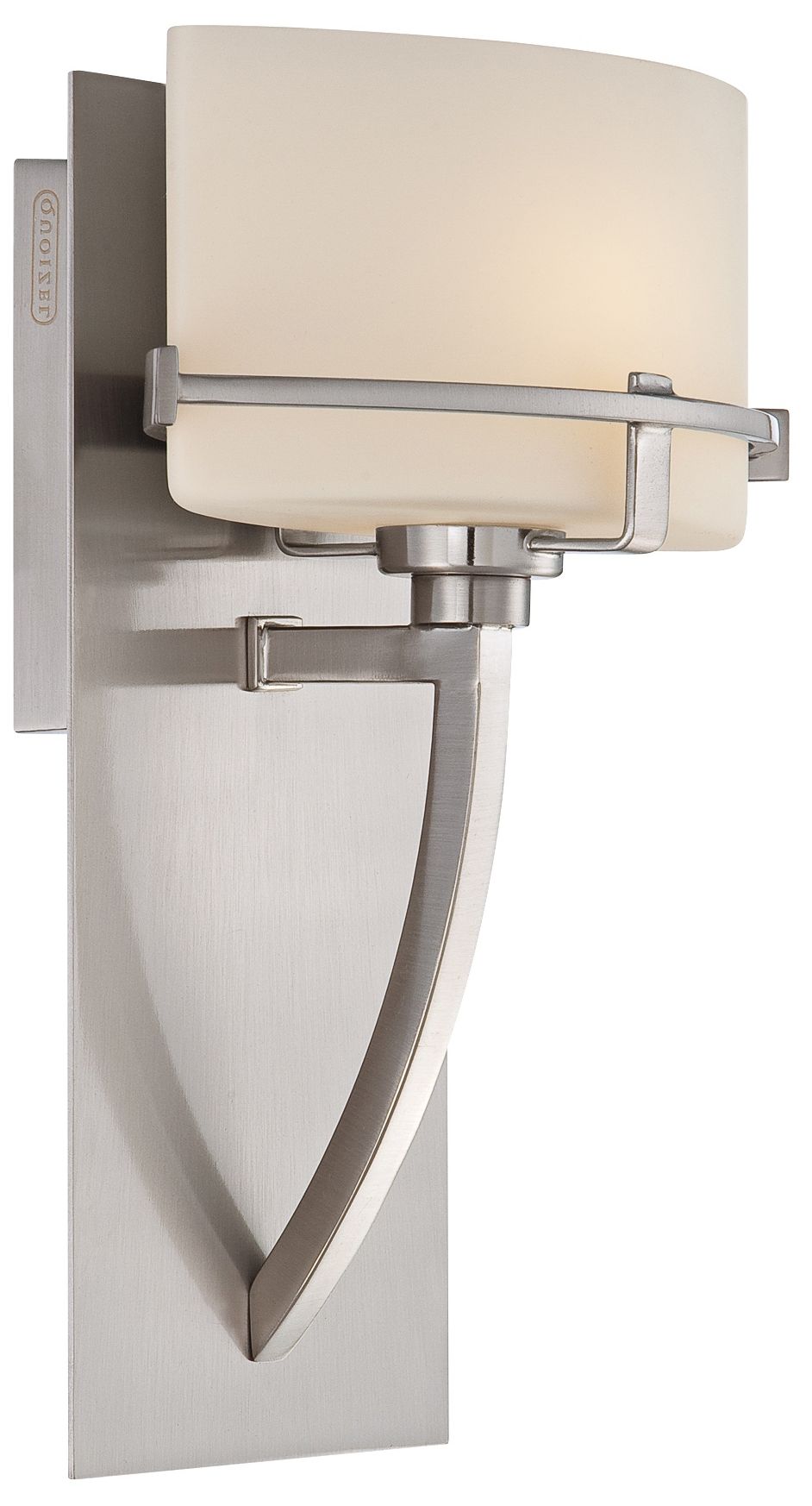 Quoizel Nolan 8 1/2" Wide Brushed Nickel Wall Sconce