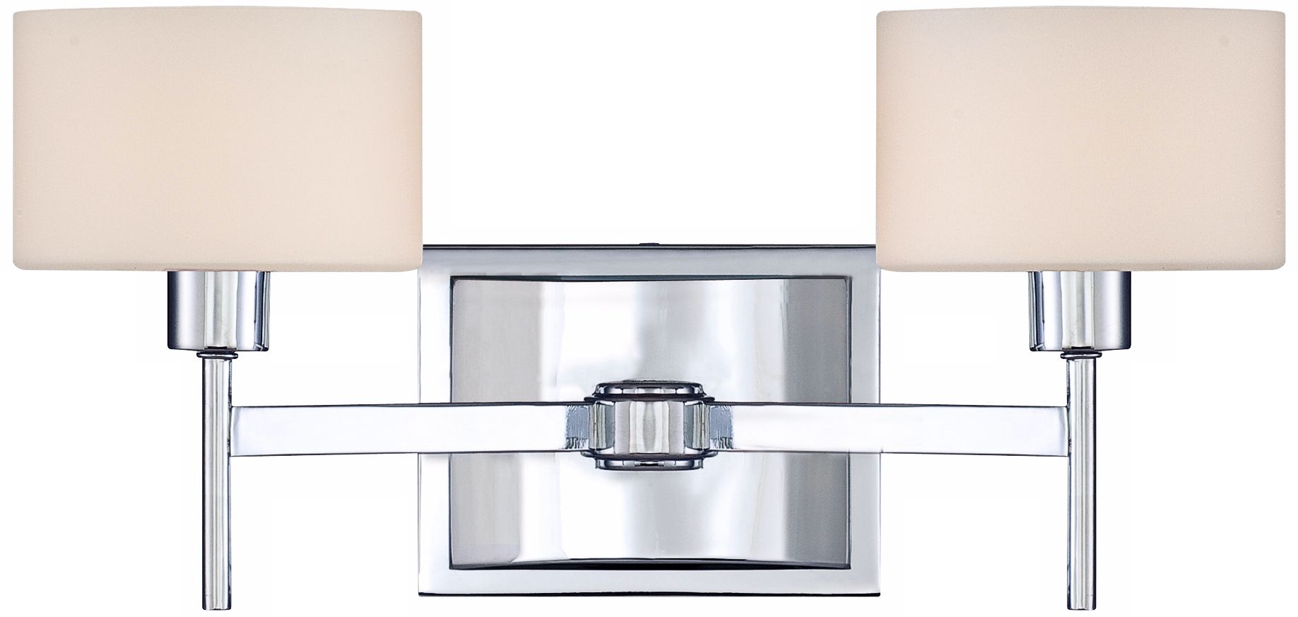 Quoizel Asheton 2-Light 15 1/2" Wide Chrome Bath Light