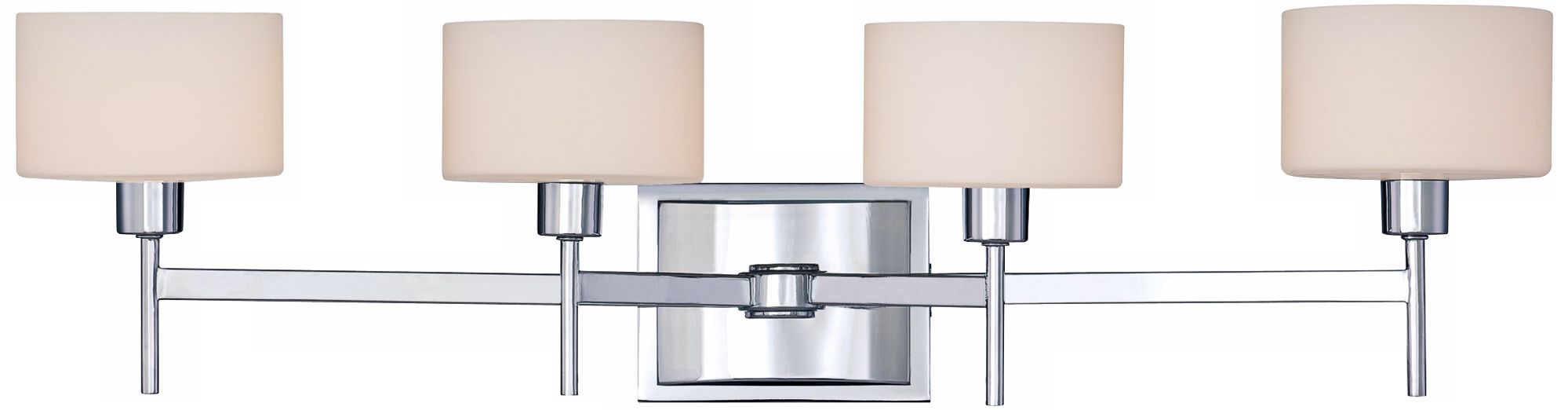 Quoizel Asheton 4-Light 29" Wide Chrome Bath Light