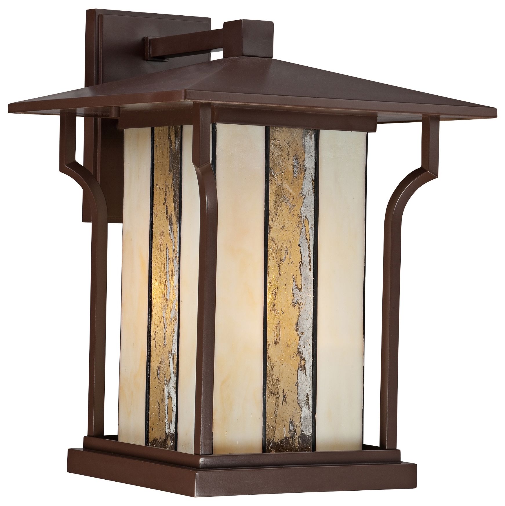 Quoizel Langston 11" Wide Bronze Outdoor Wall Light