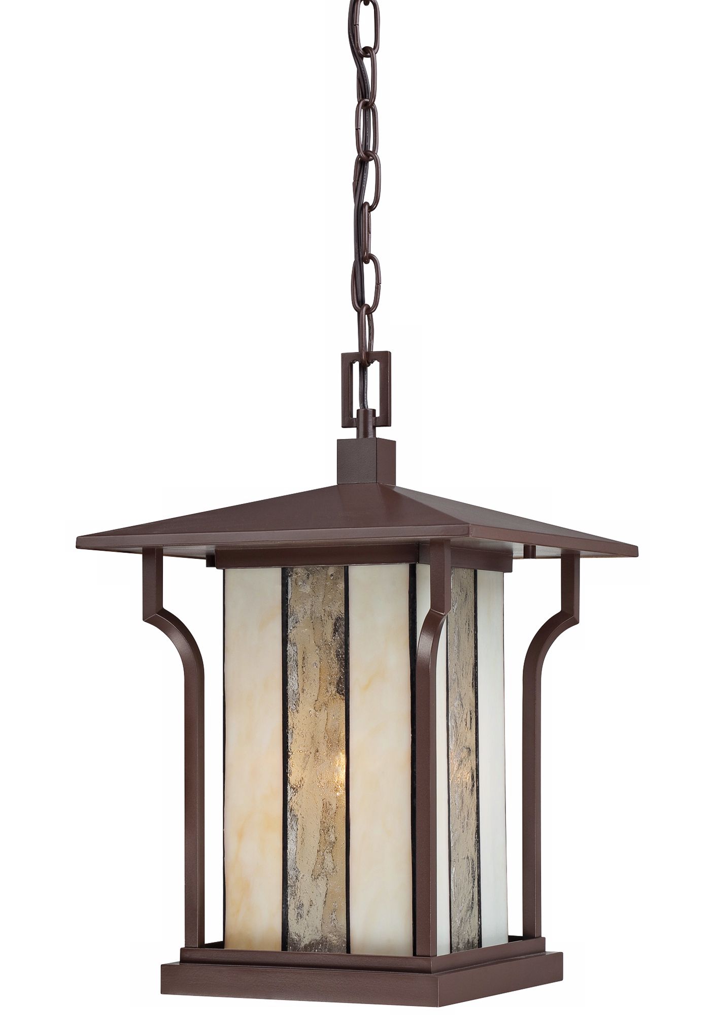 Quoizel Langston 11" Wide Bronze Outdoor Pendant Light