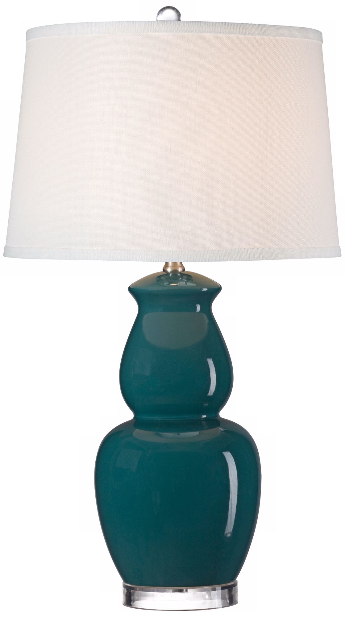 Blue Double Gourd Ceramic Table Lamp
