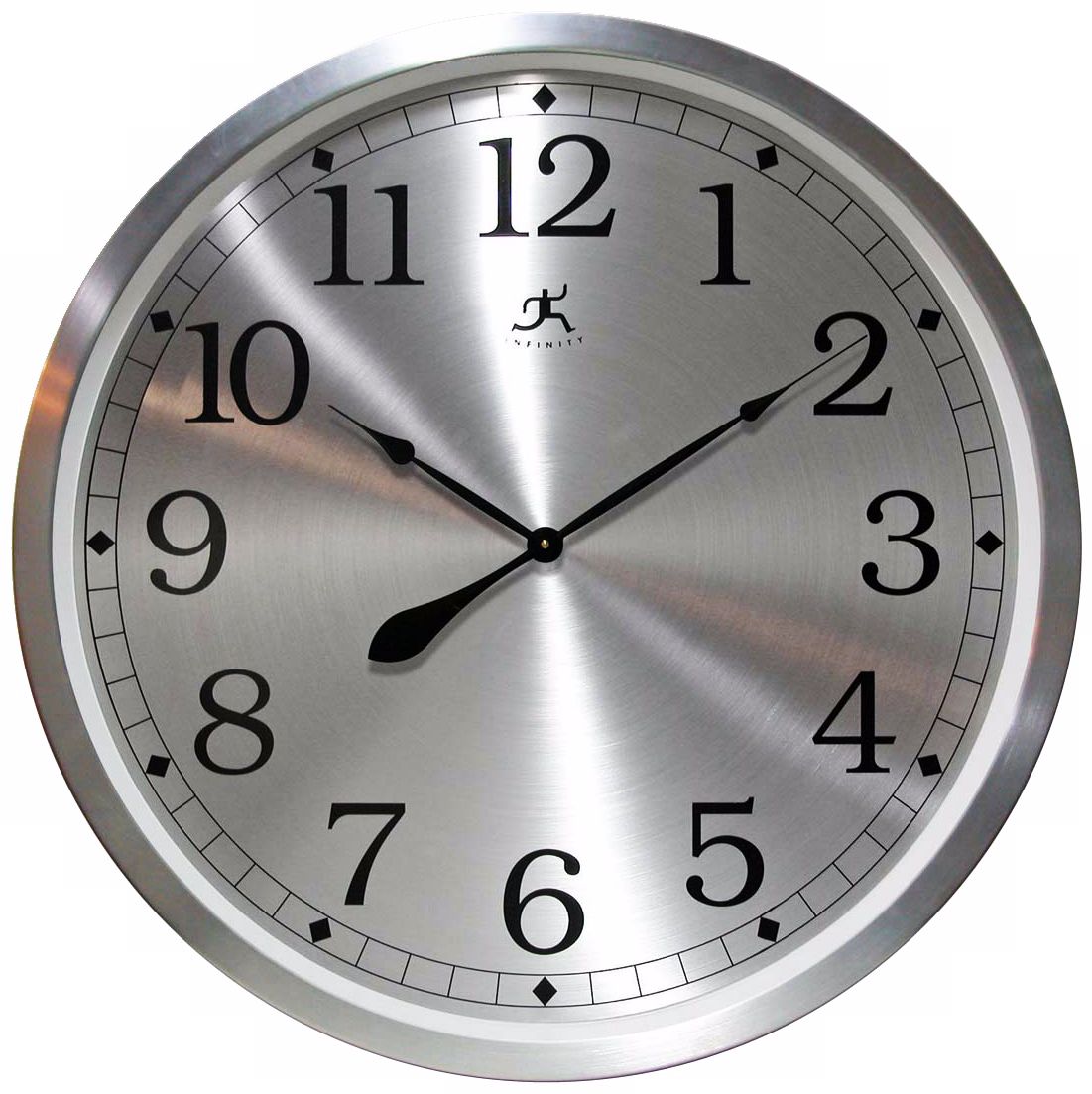 Radiance 31 1/2" Round Aluminum Framed Wall Clock