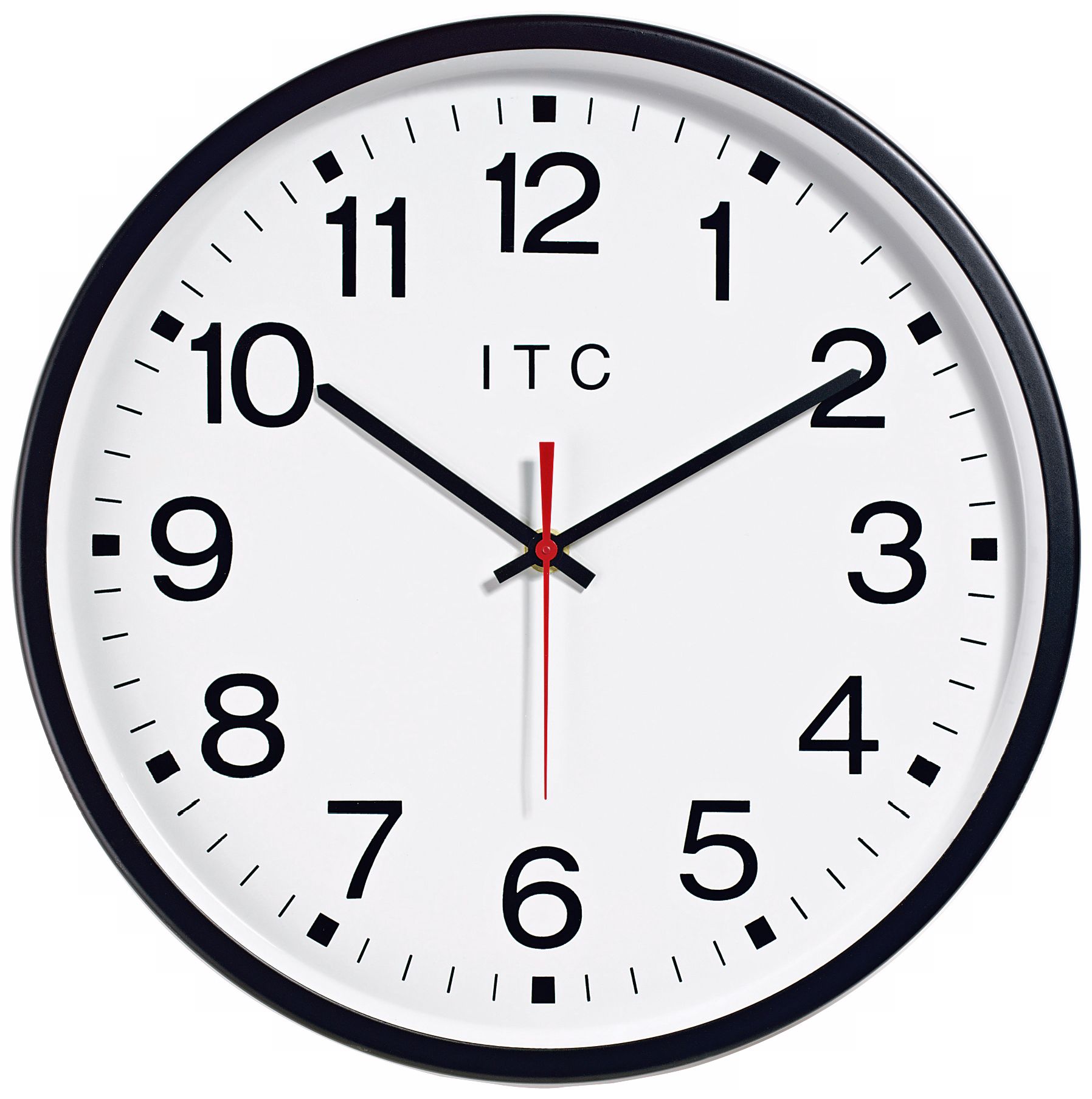 Stalwart Round 12" Radio Controlled Wall Clock