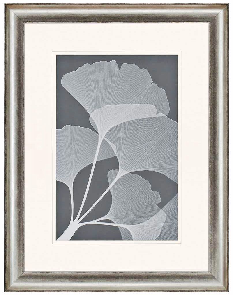 Gingkos II 41" High Framed Tree Leaf Wall Art