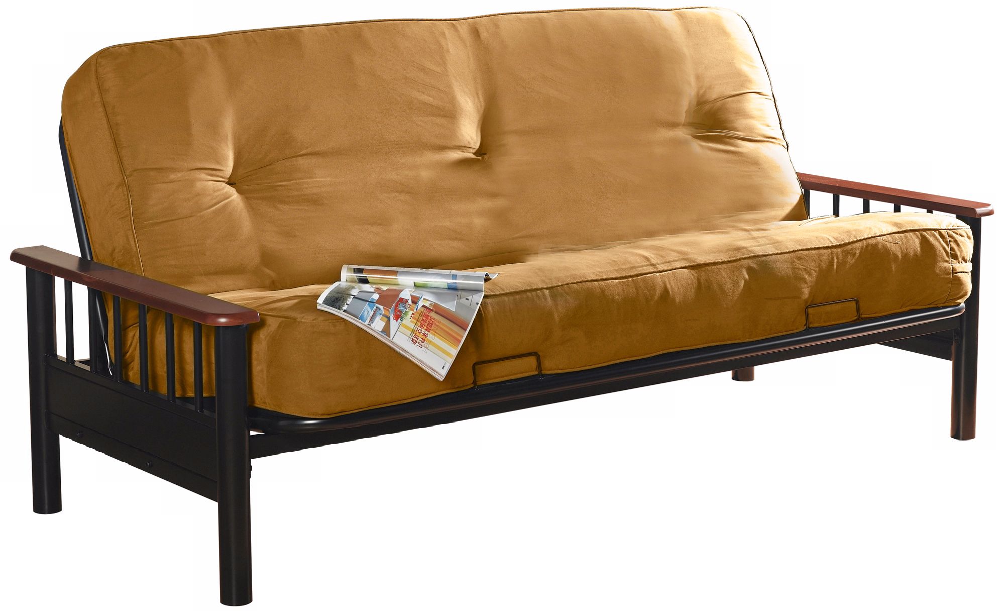 Bismark Camel Metal Frame Futon
