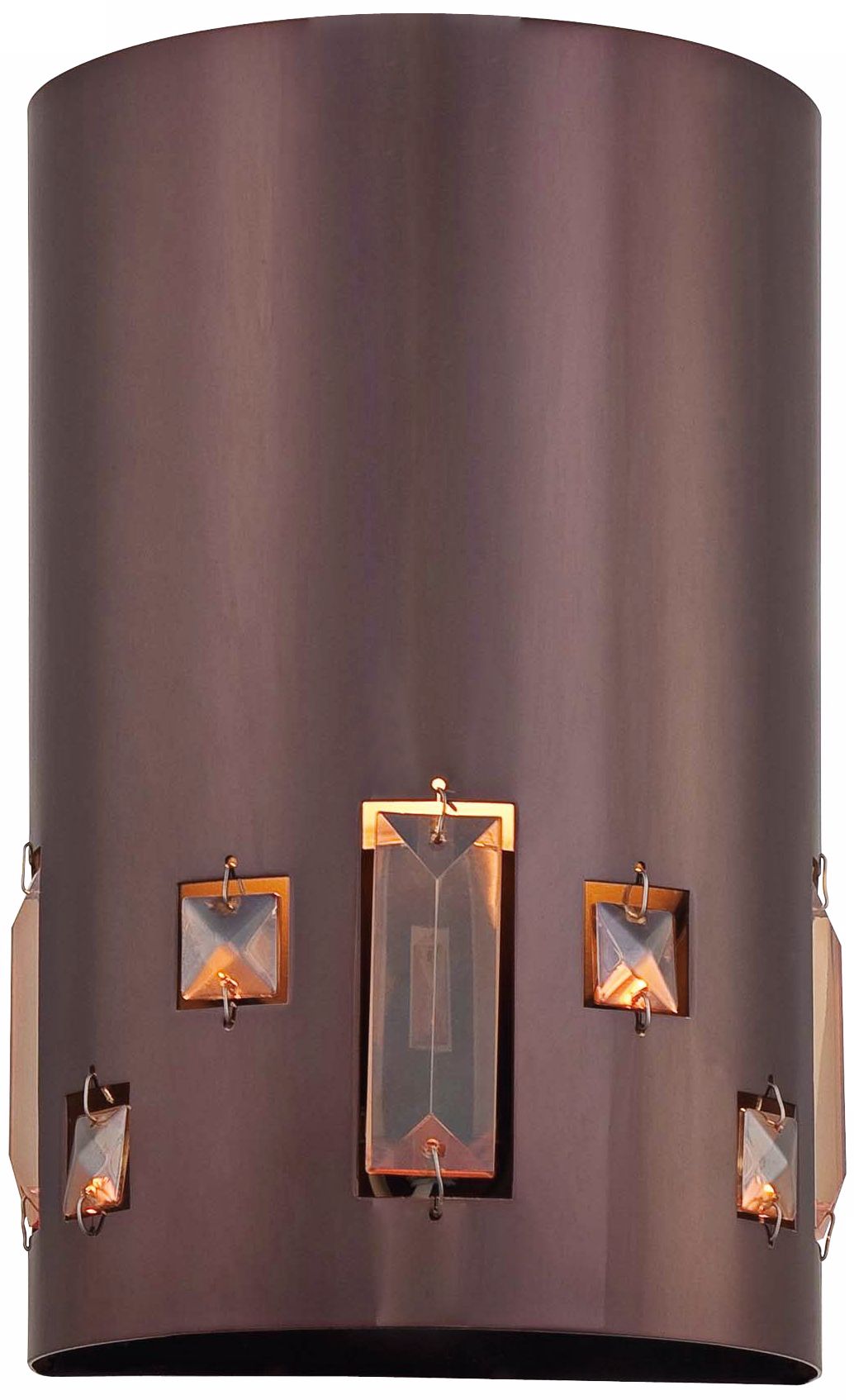 George Kovacs Bling Bang 9" High ADA Chocolate Wall Sconce