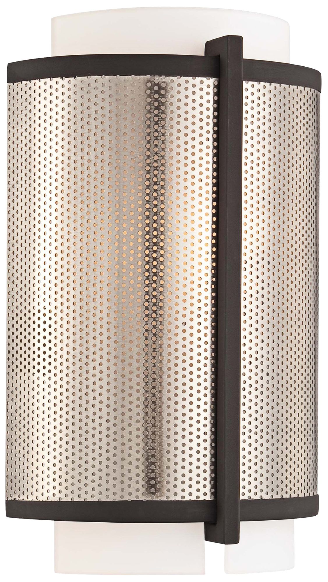George Kovacs Mainly Mesh 12" High ADA Nickel Wall Sconce
