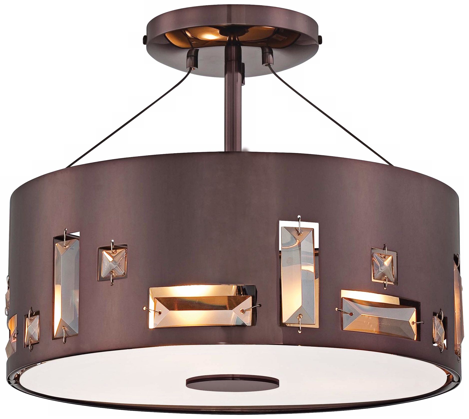 George Kovacs Bling Bang 12 1/4" Chocolate Ceiling Light