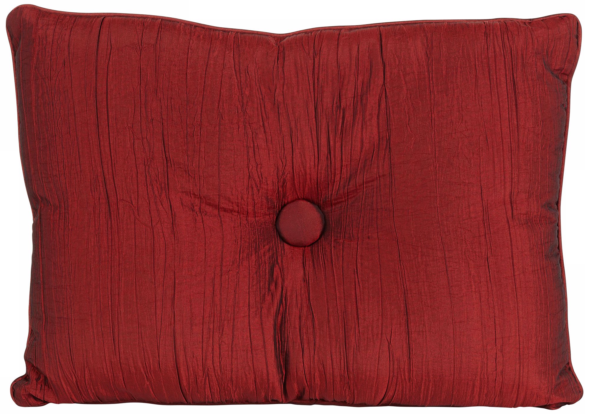 All Over Crushed 16" Wide Filled Oblong Accent  Pillow