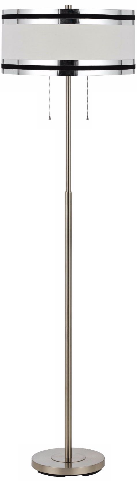 Bandolino Brushed Steel Floor Lamp