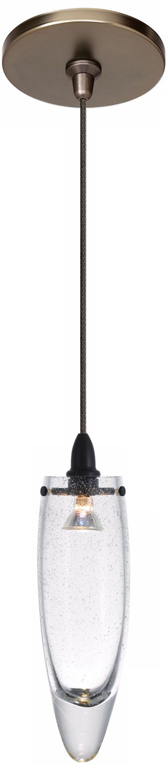 LBL Icicle Clear Glass Bronze Pendant Light