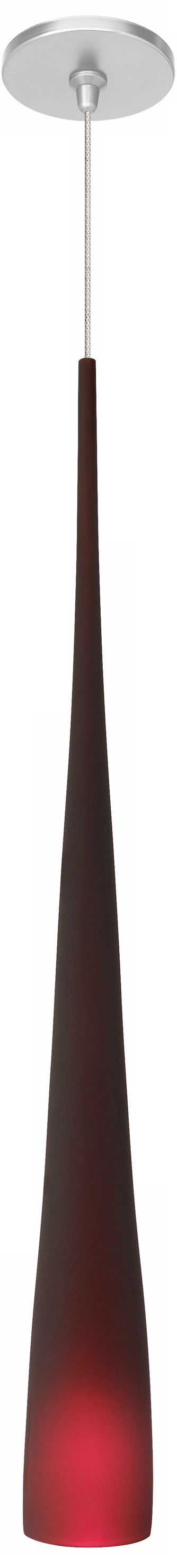 LBL Cypree Purple 27" High Nickel Pendant Light