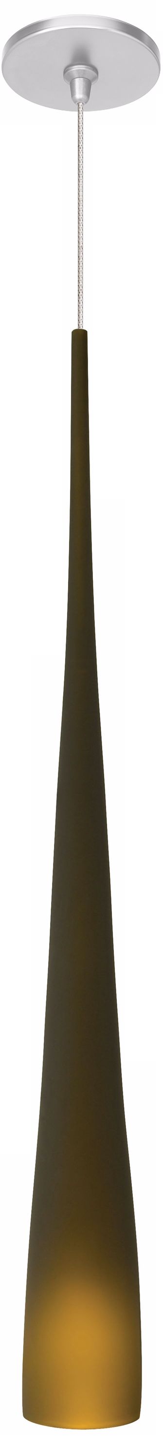 LBL Cypree Olive 27" High Nickel Pendant Light