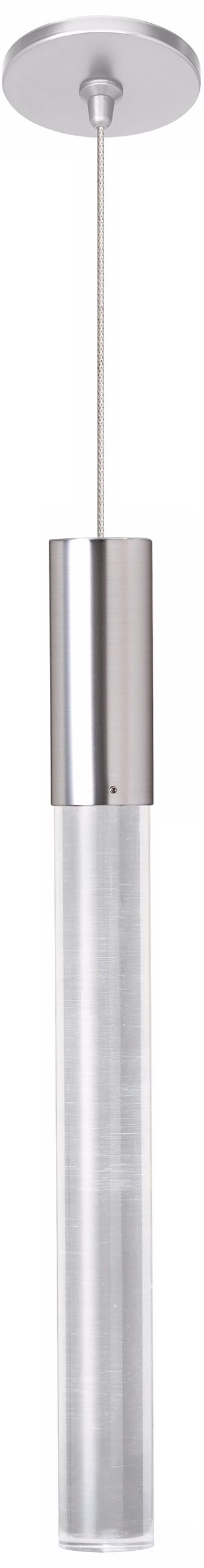 LBL Neutron Clear Satin Nickel LED Pendant
