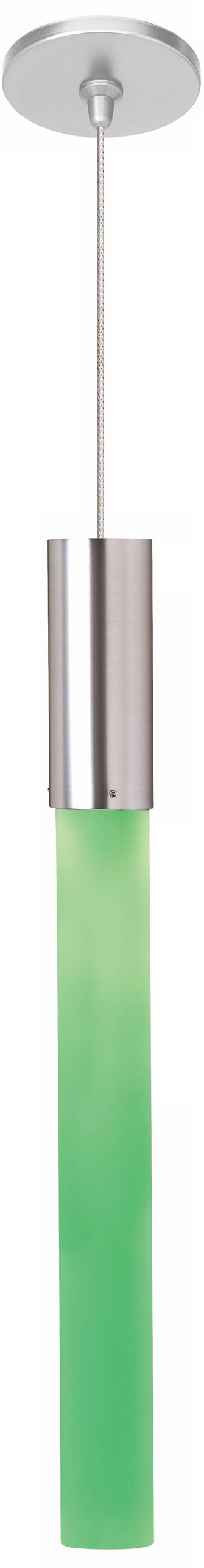 LBL Neutron Green Satin Nickel LED Pendant