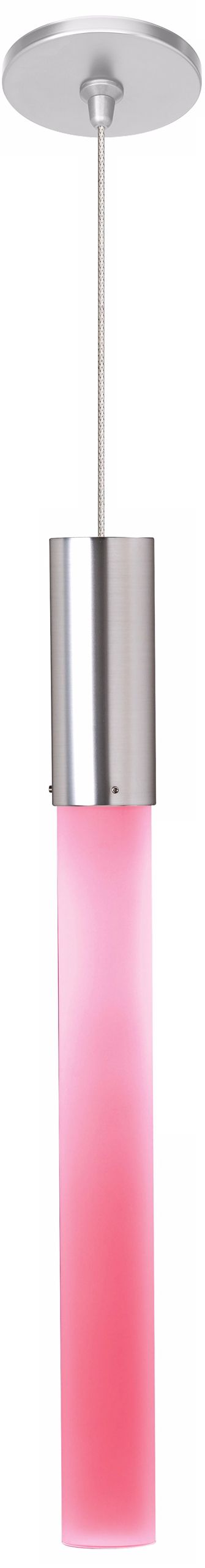 LBL Neutron Red Satin Nickel LED Pendant