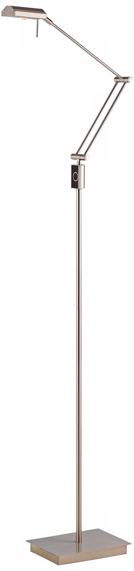 Ruggio Pharmacy Brushed Steel LED Floor Lamp