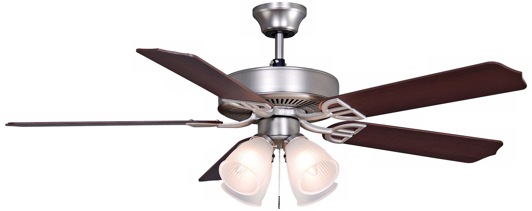 52" Fanimation Aire Decor Dual Mount Nickel Ceiling Fan