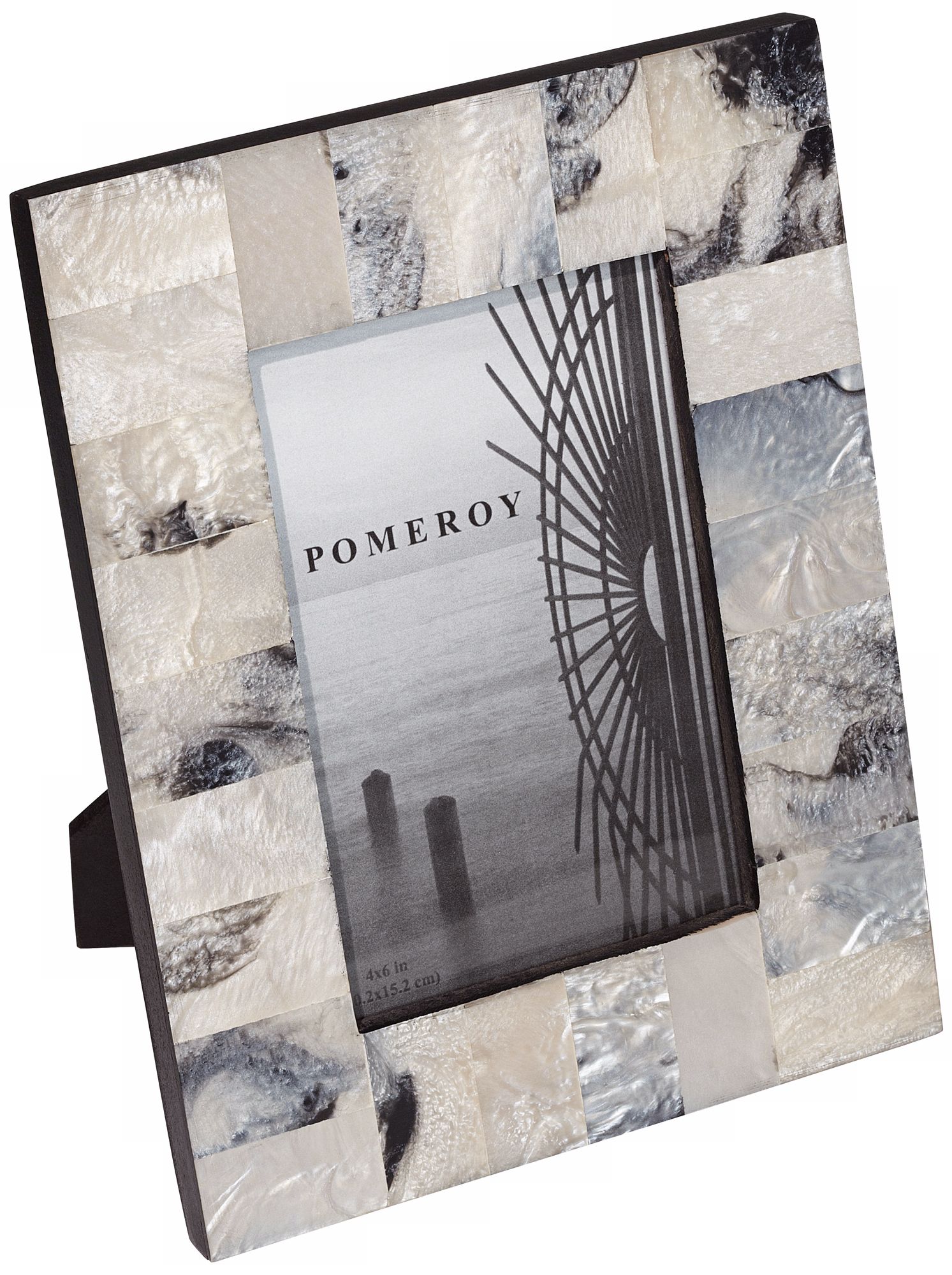 Tempest Graphite Pearl 4x6 Photo Frame