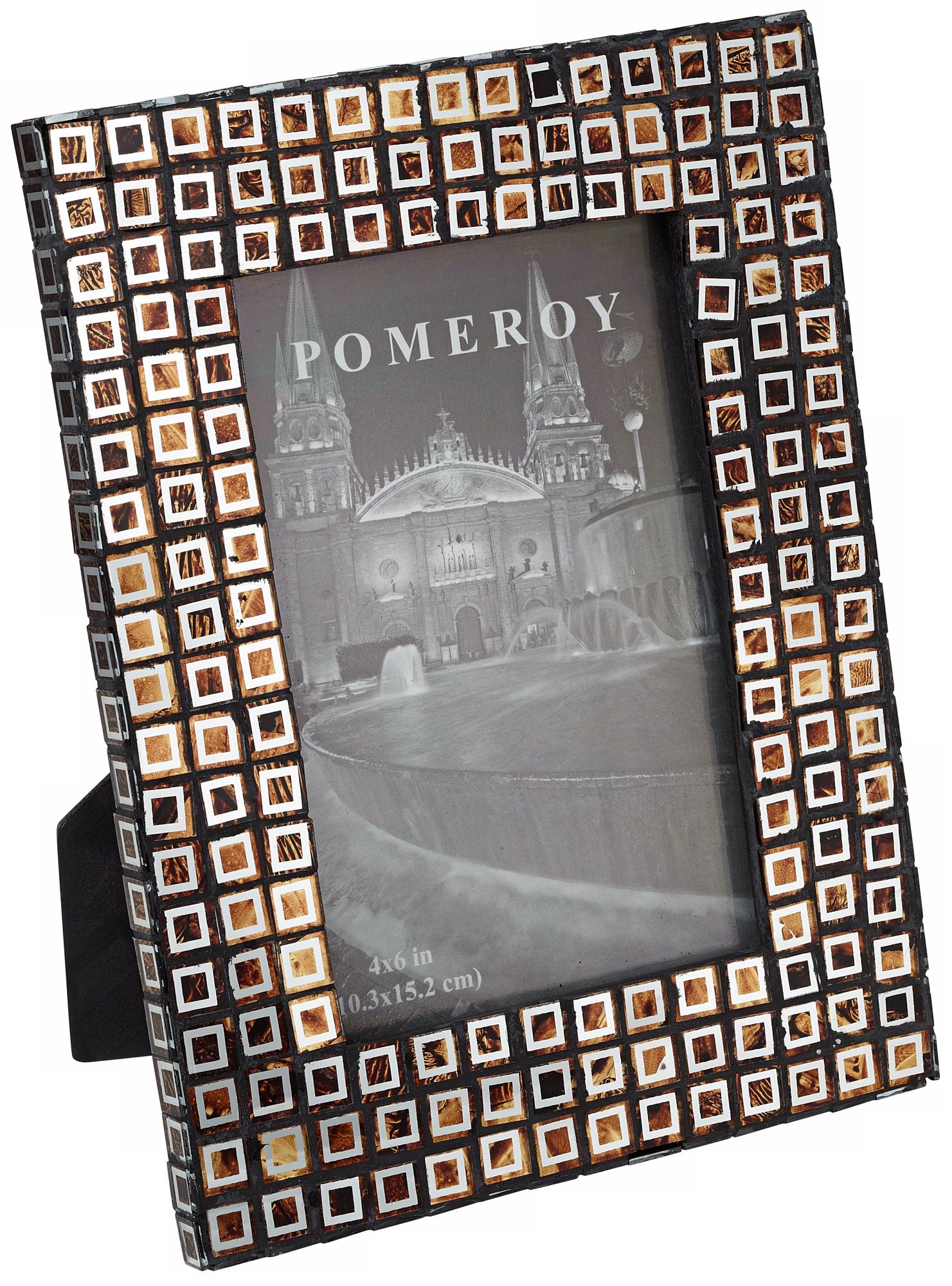 Kingsway 4x6 Metallic Mosaic Picture Frame