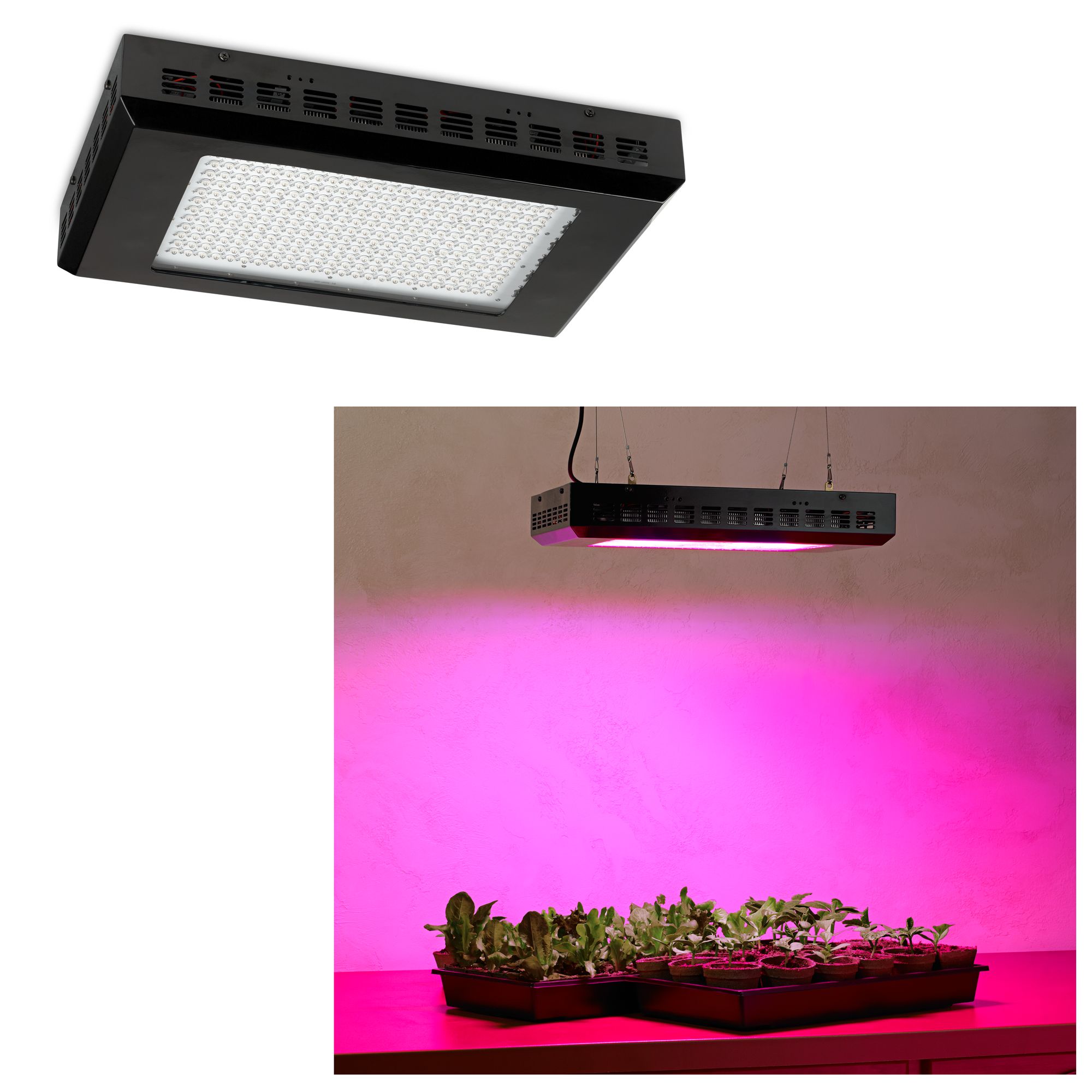 Tesler Rectangular 600 Watt LED Indoor Grow Light