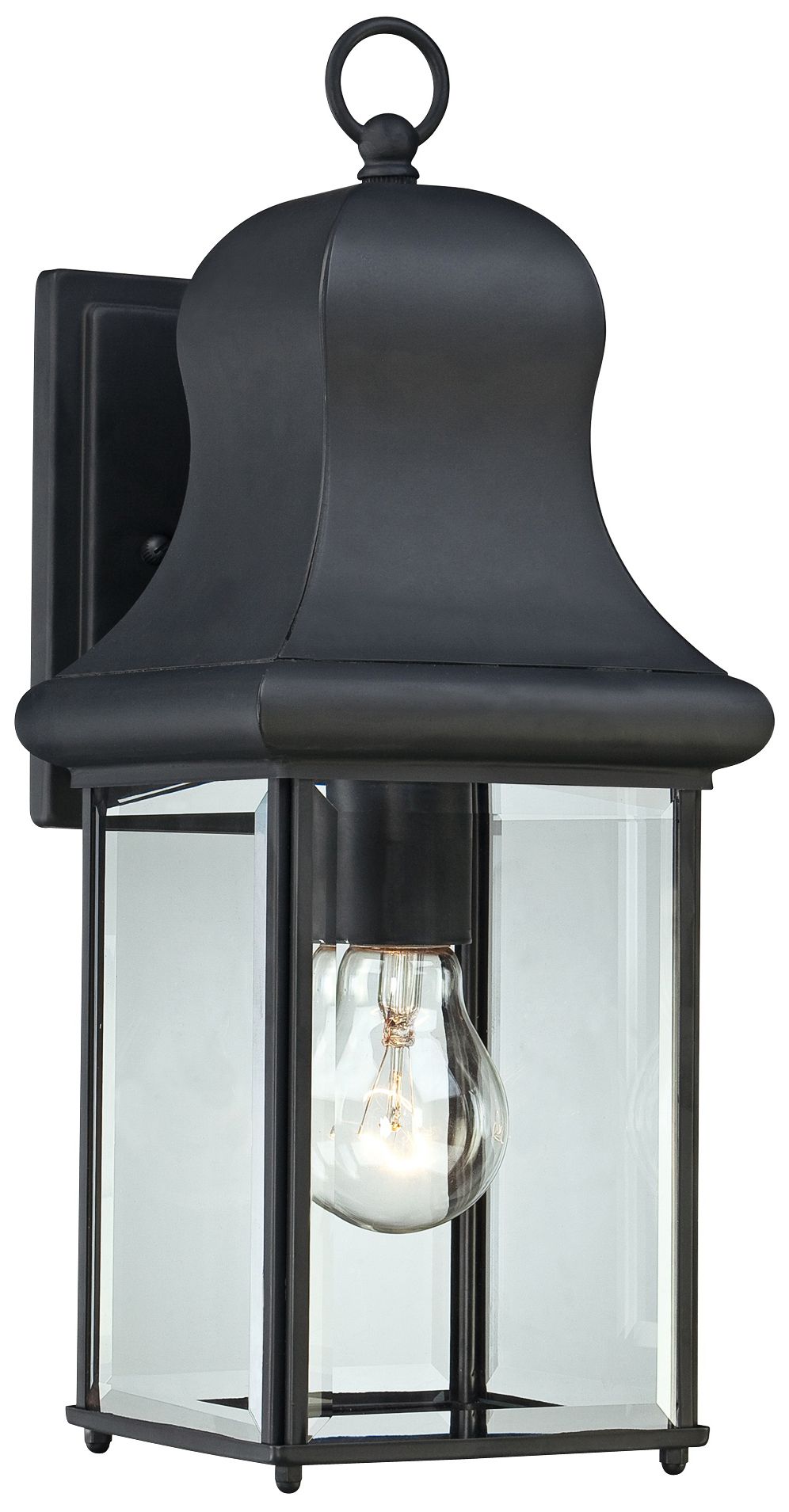 Quoizel Ironwood 6" Wide Mystic Black Outdoor Wall Light