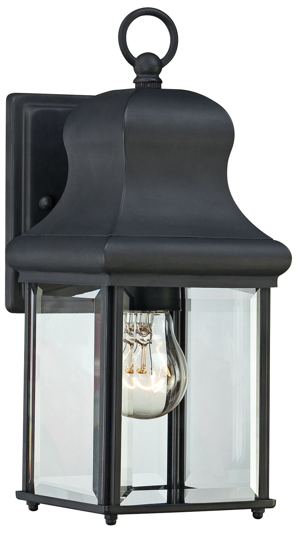 Quoizel Ironwood 5" Wide Mystic Black Outdoor Wall Light