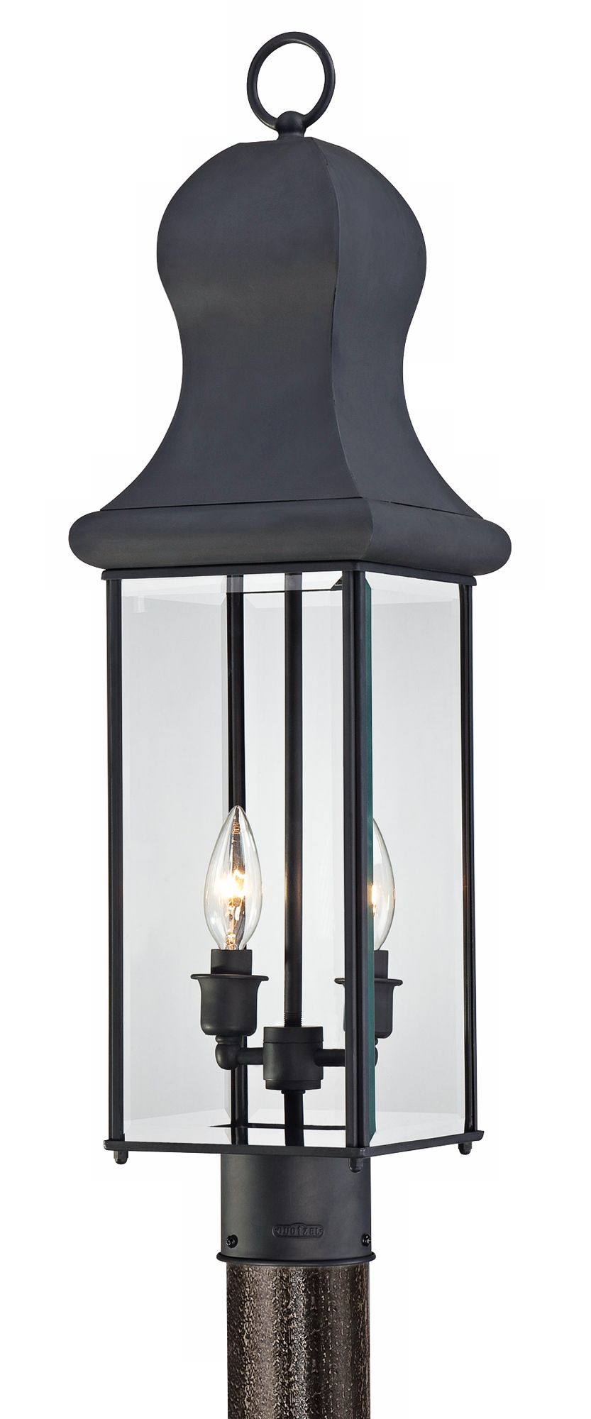 Quoizel Ironwood 7" Wide Mystic Black Outdoor Post Light
