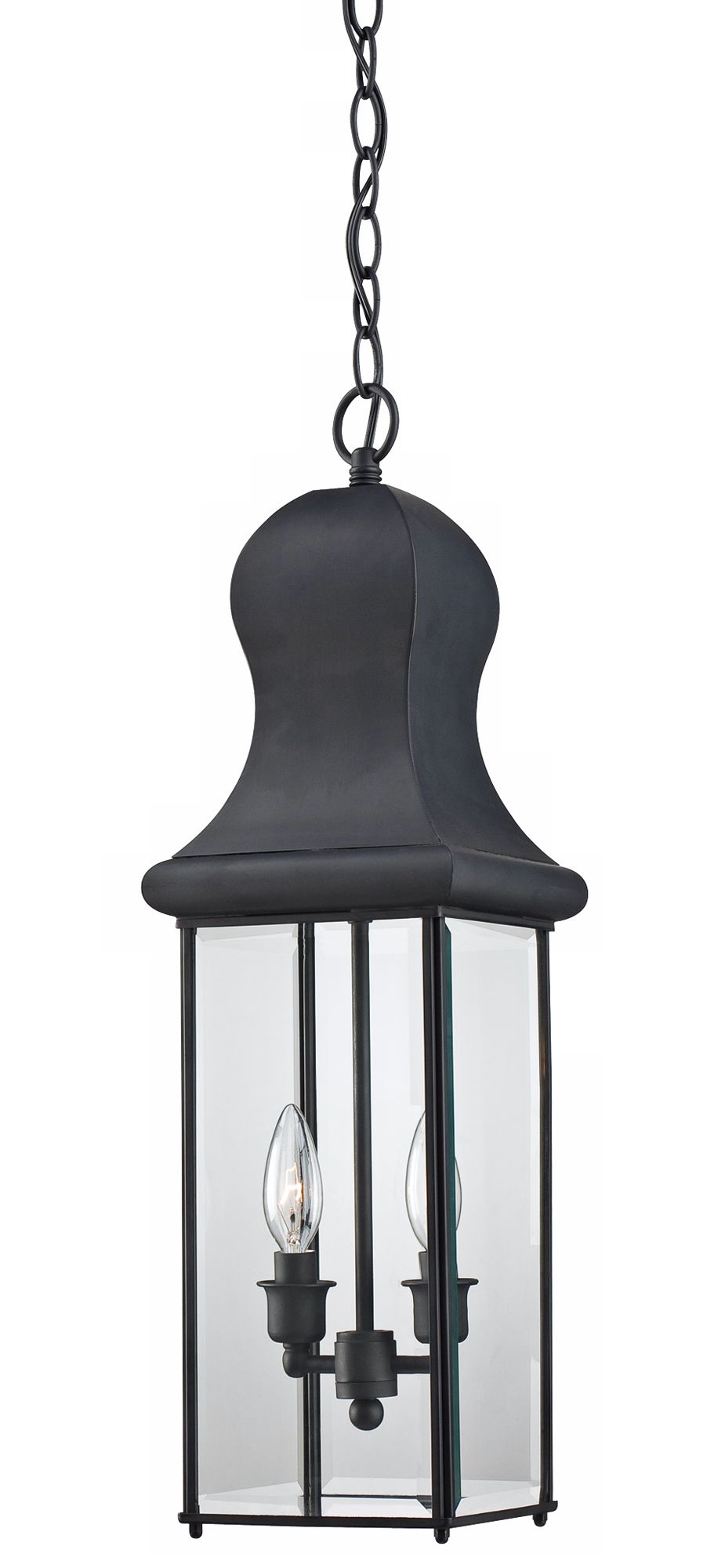 Quoizel Ironwood 7" Wide Mystic Black Outdoor Pendant Light