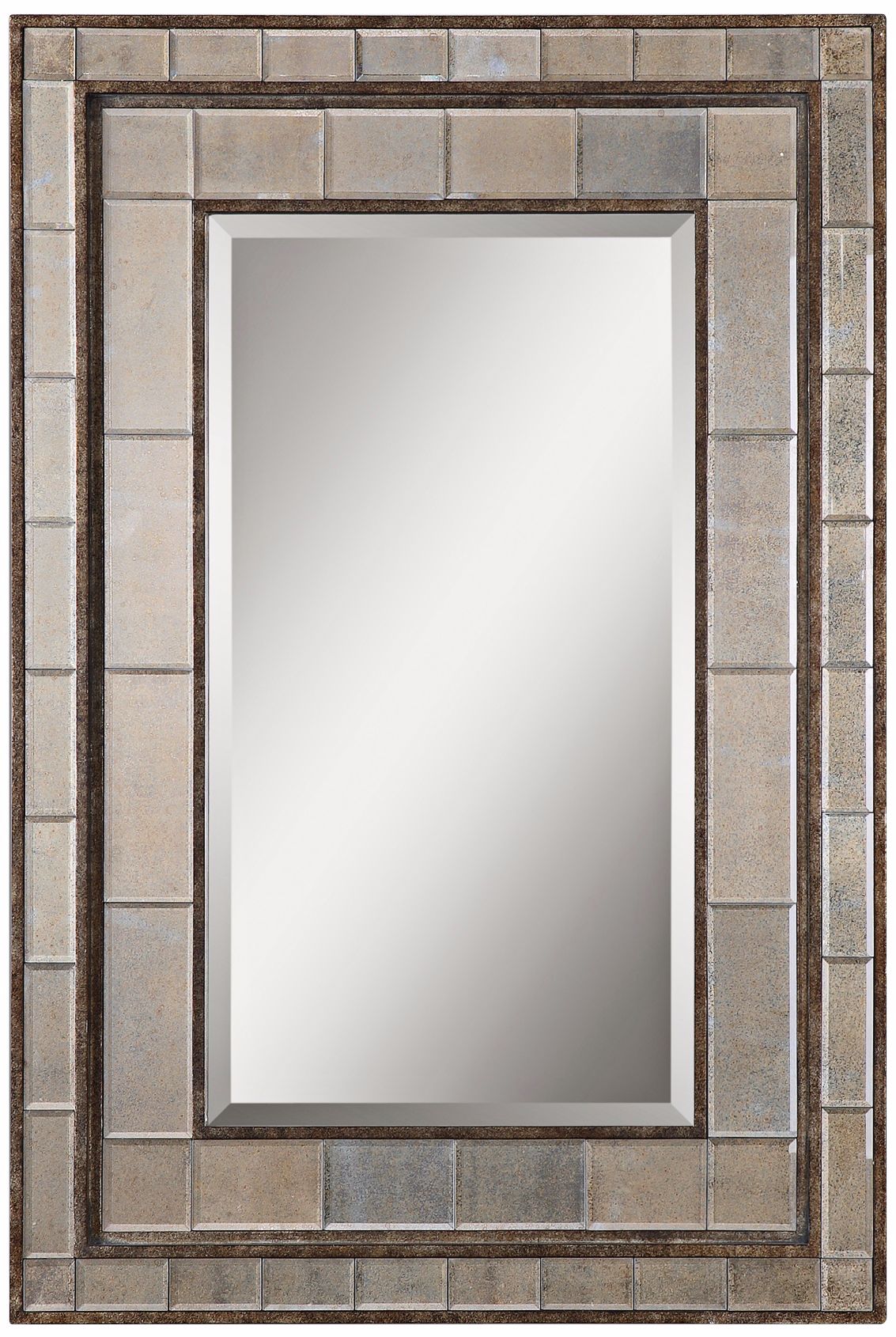 Uttermost Almont 50" High Rectangular Framed Wall Mirror