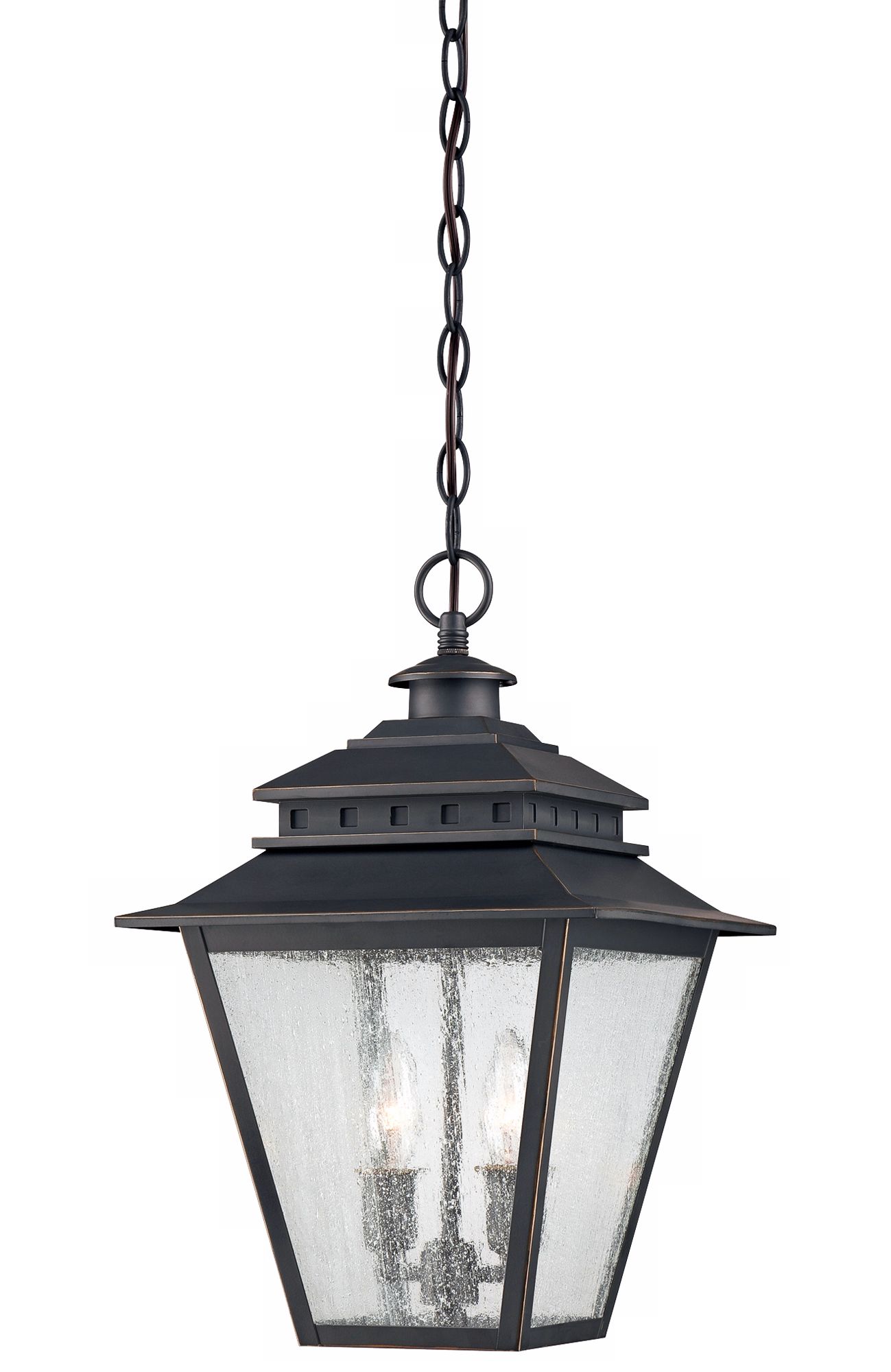 Quoizel Carson 11" Wide Bronze Outdoor Pendant Light