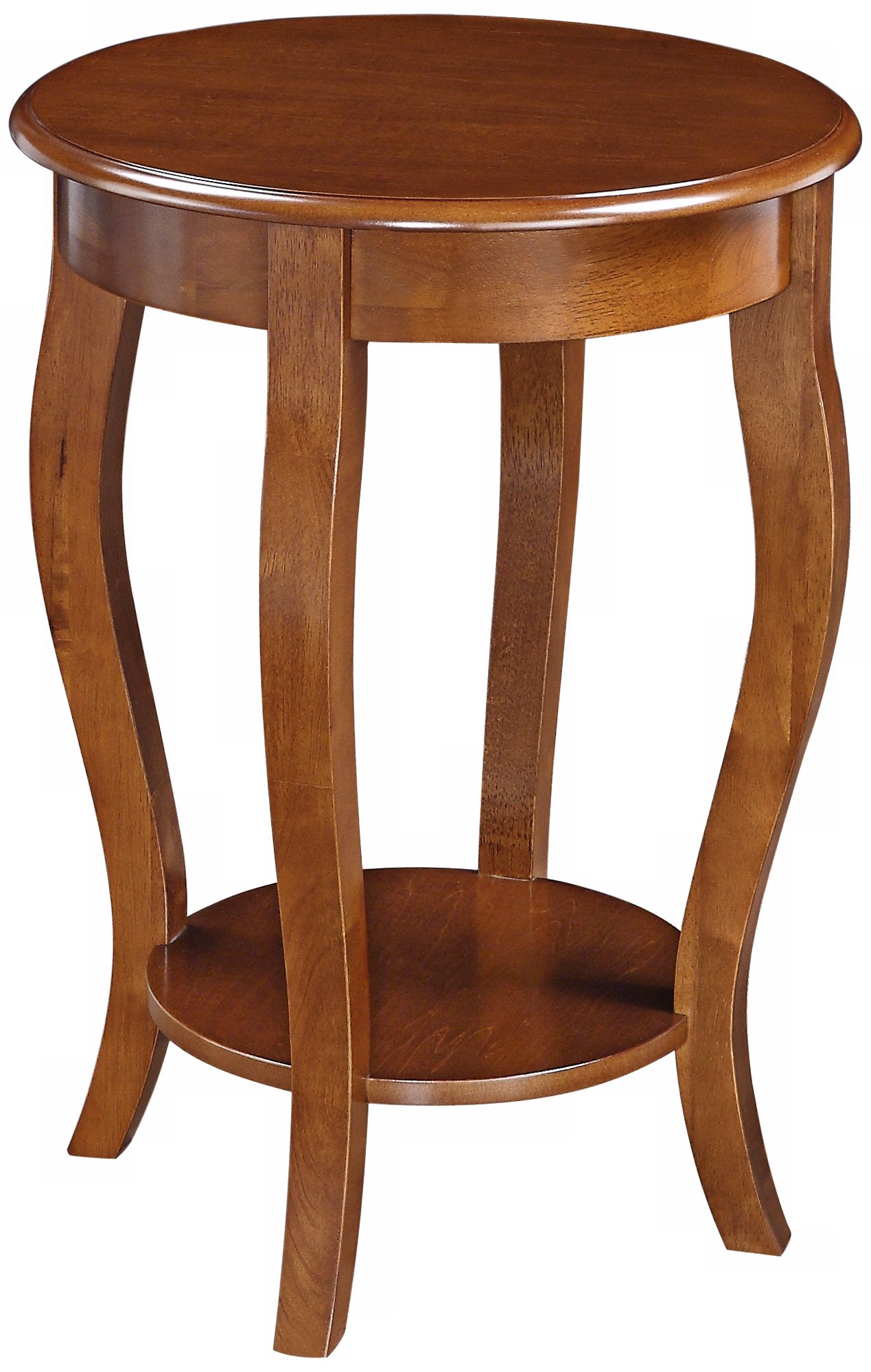 Peyton Cherry Round Wood End Table