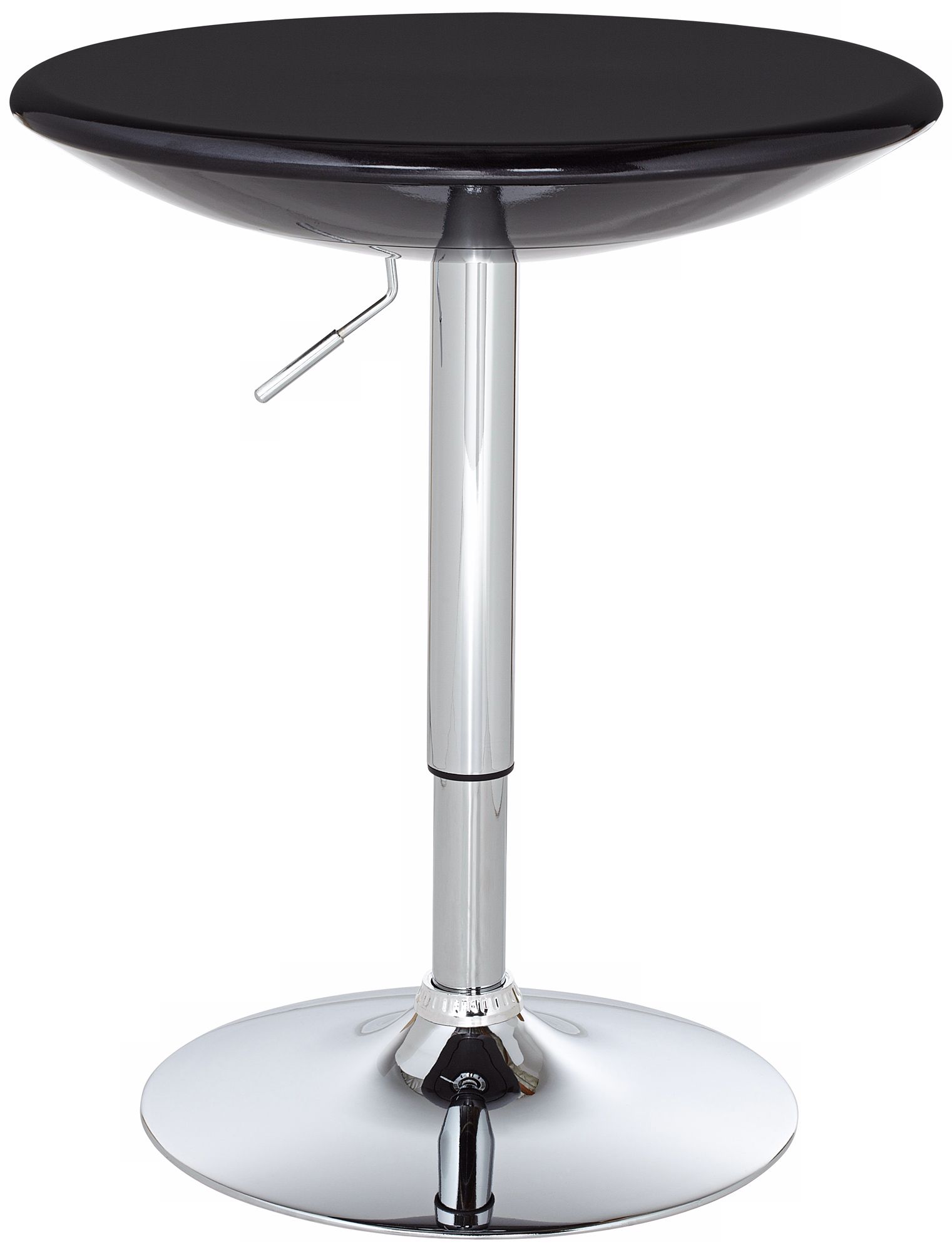 Kelly Black and Chrome Bar Table