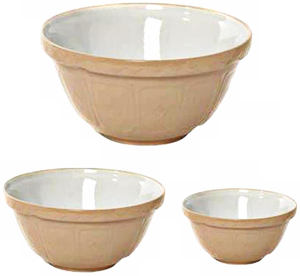 Set of 3 Cane Mason Cash Mixing Bowls