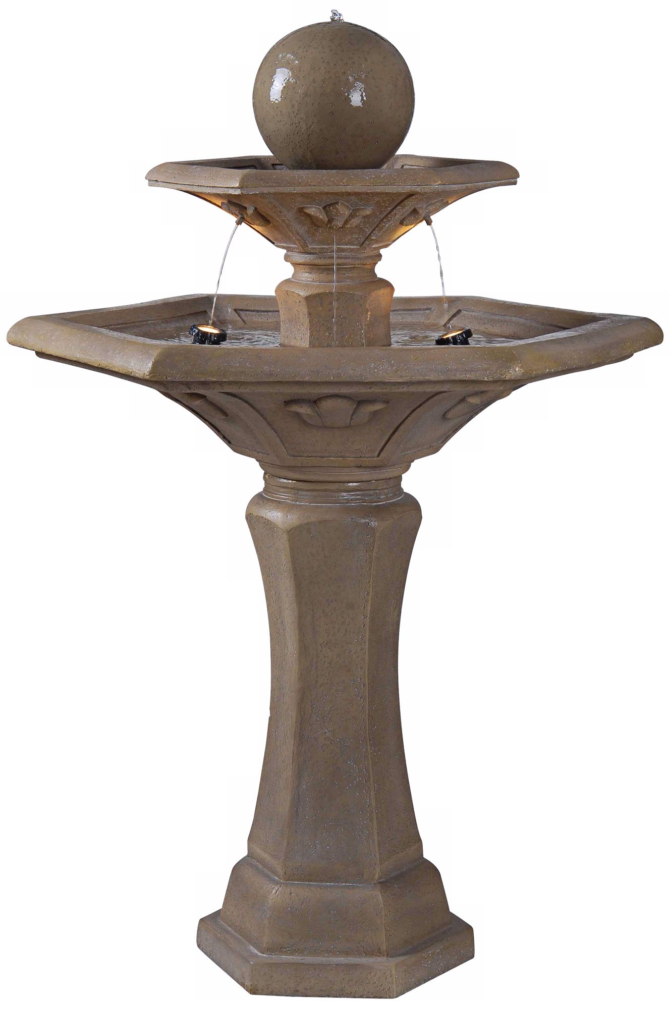 The Provence Three Tier Outdoor Garden Fountain