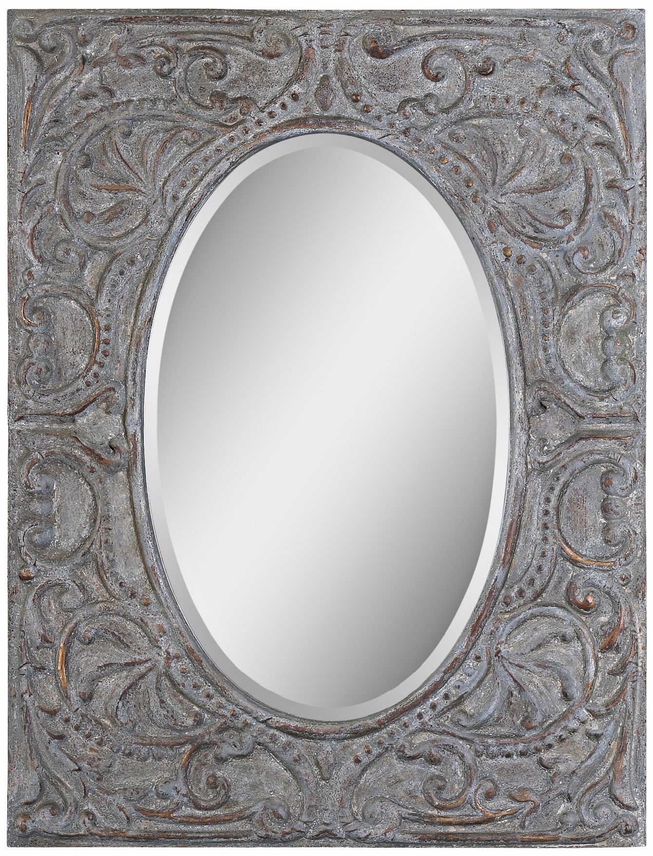 Uttermost Silanus 44" High Rectangular Wall Mirror
