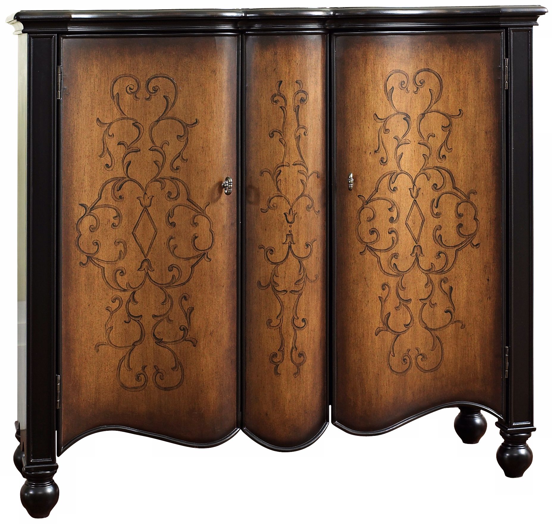 Medici Multi-Tone Midnight Hand-Painted Accent Chest