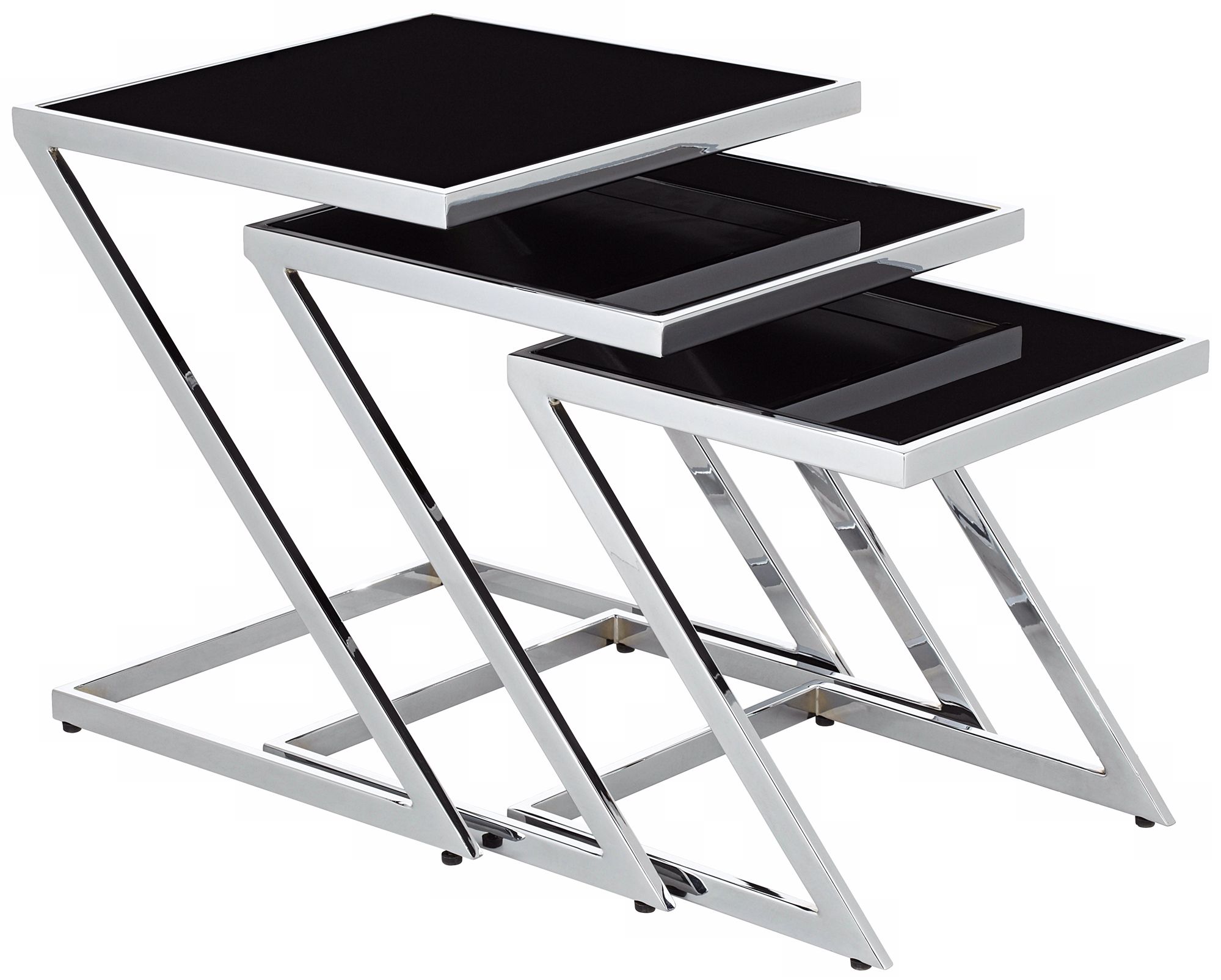 Set of 3 Dana Contemporary Nesting Tables