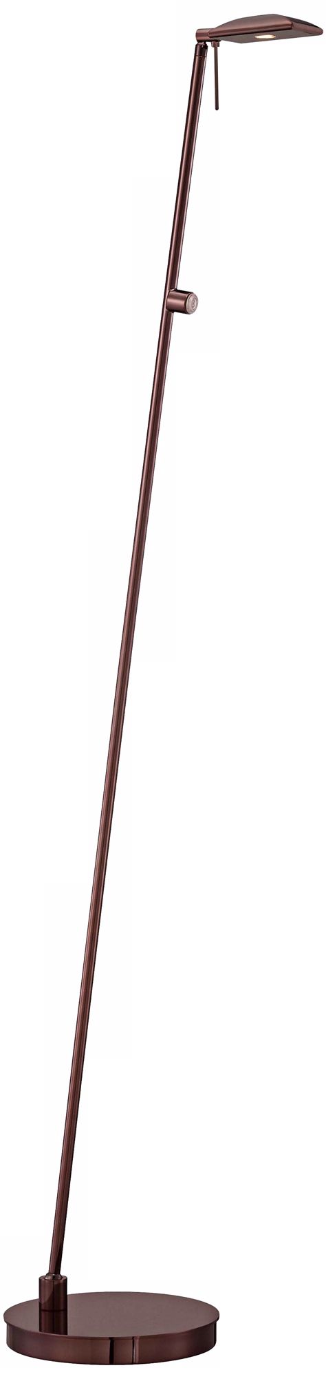 George Kovacs Chocolate Chrome Dome LED Pharmacy Floor Lamp