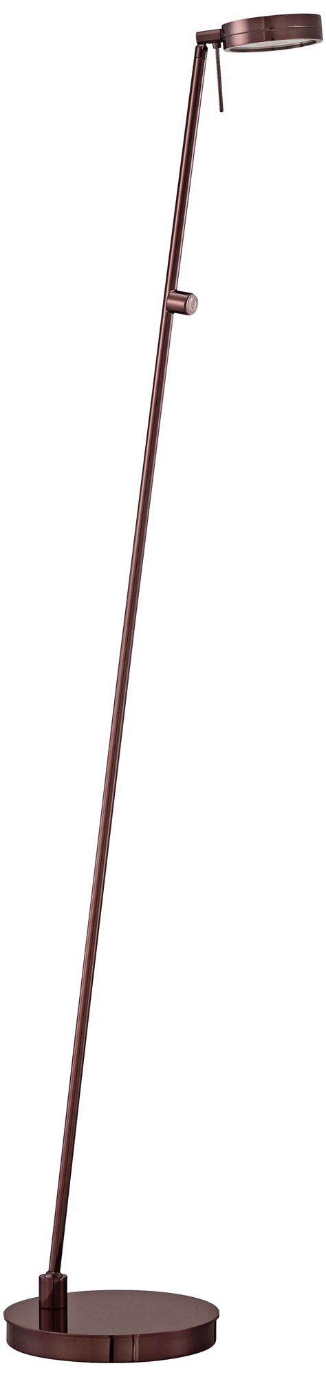 George Kovacs Chocolate Chrome LED Floor Lamp