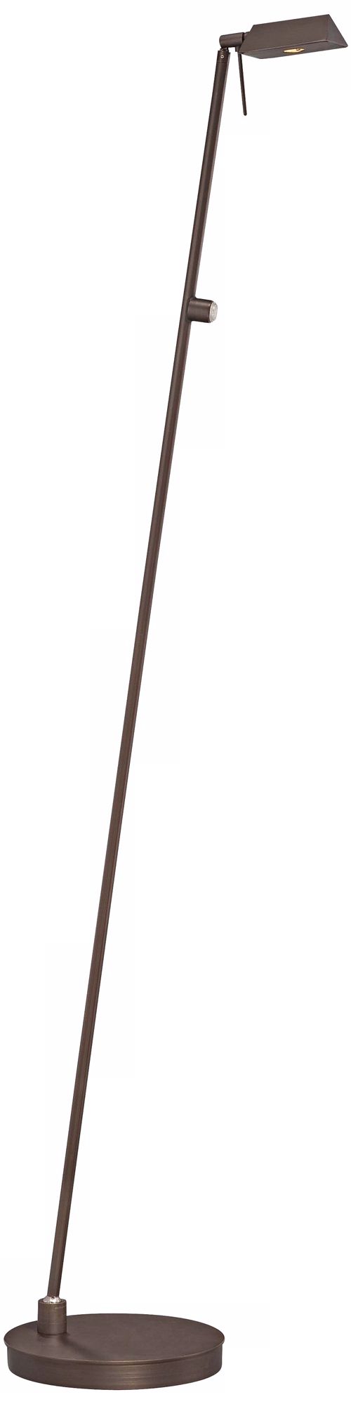 George Kovacs Copper Bronze Tented LED Pharmacy Floor Lamp