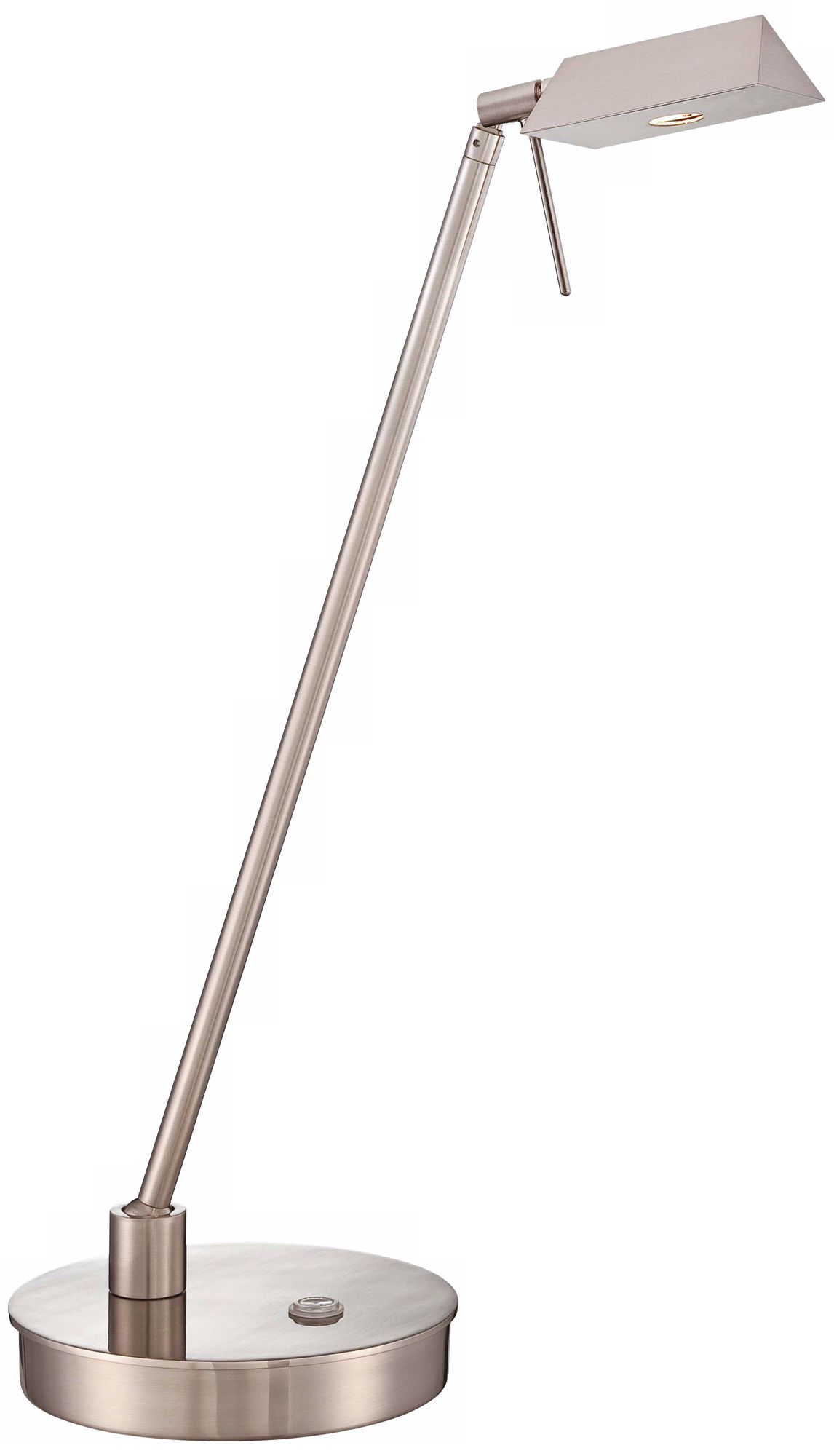George Kovacs Brushed Nickel Tented LED Desk Lamp