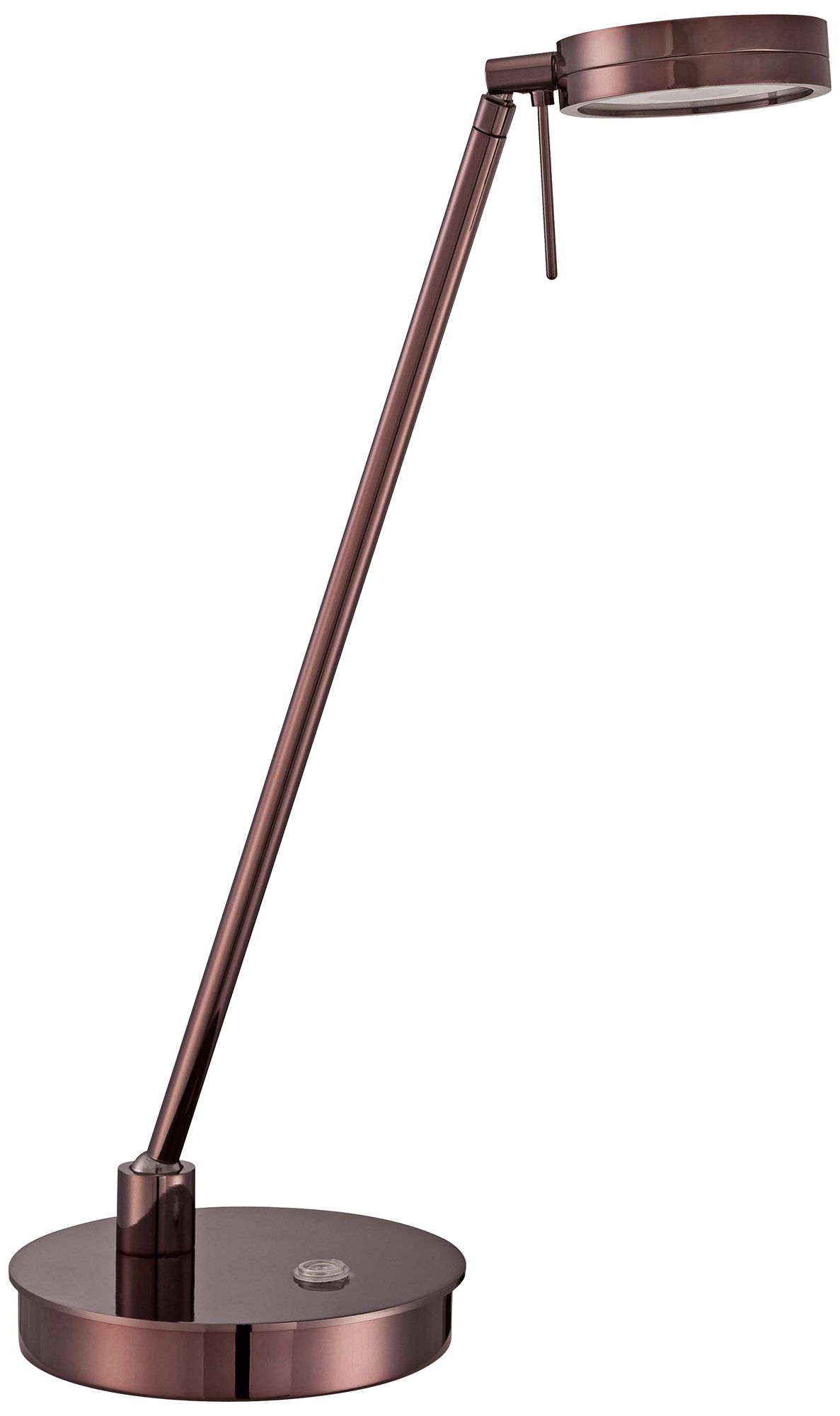 George Kovacs Chocolate Chrome LED Desk Lamp