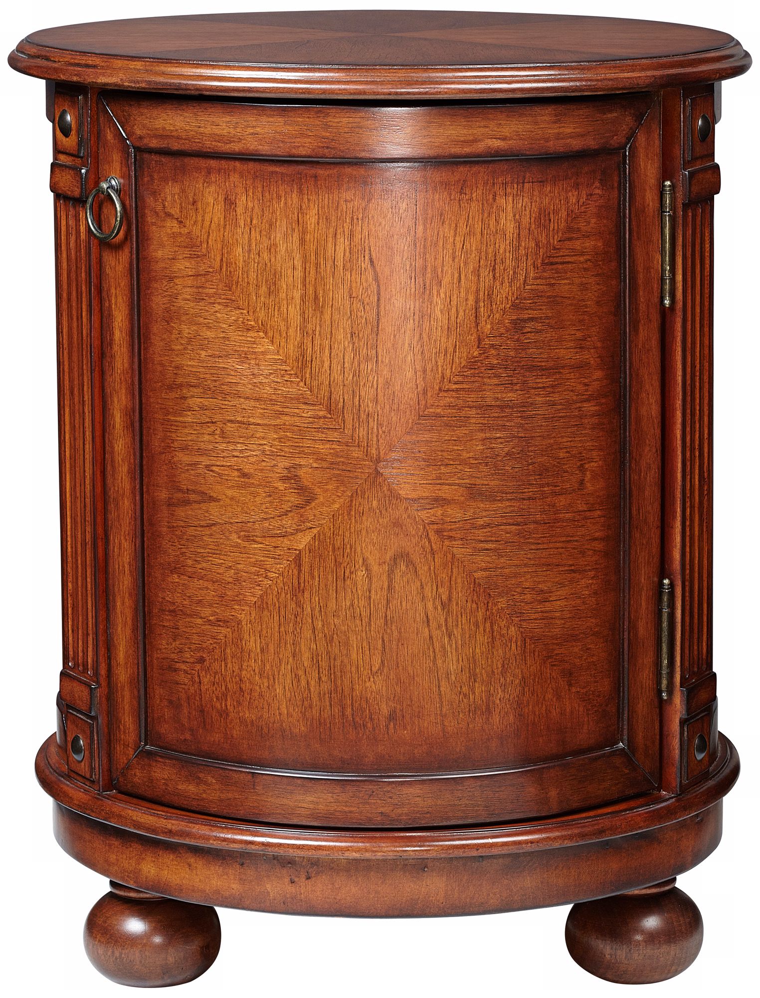 Brooke Cherry Round Accent Table