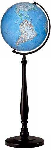 Discovery Expedition Westmoreland 36" High Blue World Globe