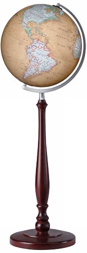 Discovery Expedition York 36" High Brown World Globe